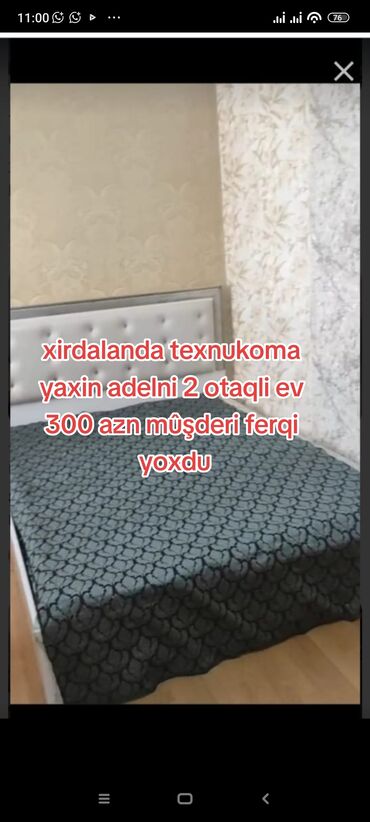 20 yanvarda kiraye evler 2 otaqli: 80 kv. m, 2 otaqlı, Qaz, İşıq, Su