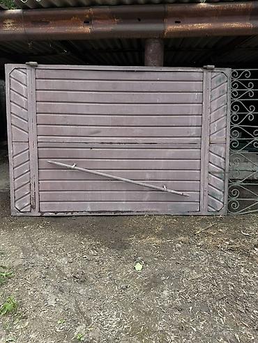 Распашные ворота: Продаю ворота высота 2,50 ширина калитки 95 см ширина ворот 3,40 — 6