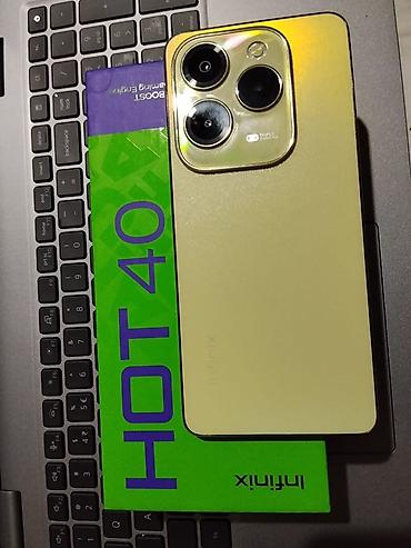 qulaq: Infinix Hot 40, 256 GB, rəng - Sarı — 1