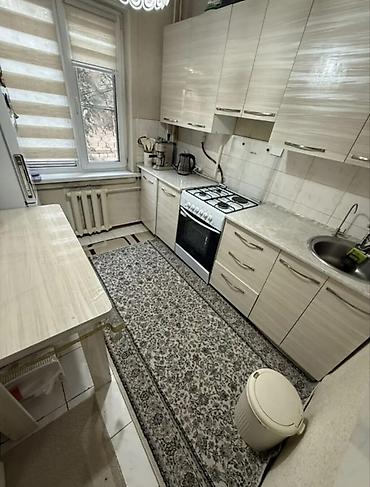 3 комнаты, 63 м², Аламедин-1 мкр 105 серия, 1 этаж, Евроремонт