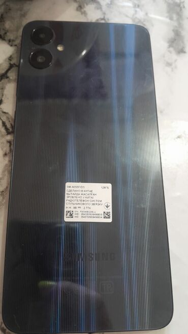 barter telefonlar: Samsung Galaxy A05s, 4 GB, цвет - Черный, Две SIM карты