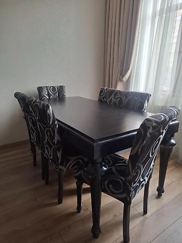Qonaq otağı üçün, İşlənmiş, 6 stul
