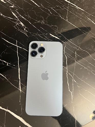 iphone 143: IPhone 13 Pro Max, 256 GB, Sierra Blue, Simsiz şarj, Face ID — 3