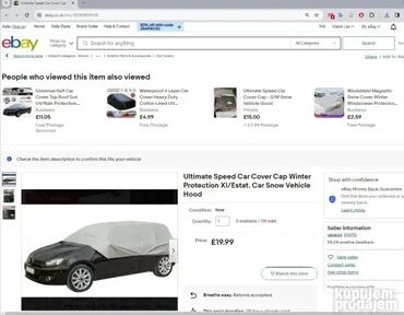 Auto oprema: *** AKCIJA *** #1337 Navlaka Cerada za automobil ULTIMATE SPEED - — 3