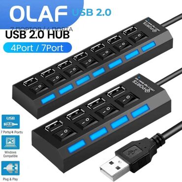 сетевые фильтры moxom: Разветвитель USB хаб с 7 портами и выключателями — идеальное решение