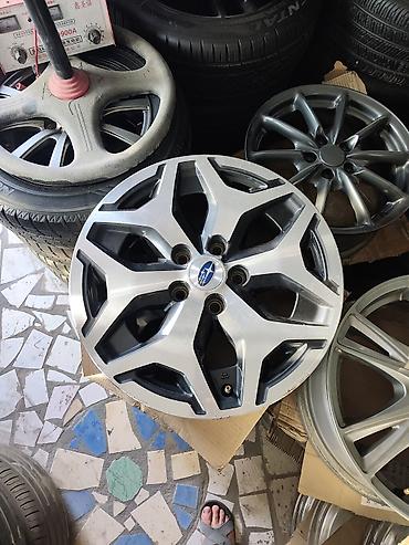 Транспорт: Литые Диски R 17 Subaru, Комплект, отверстий - 5, Б/у — 2