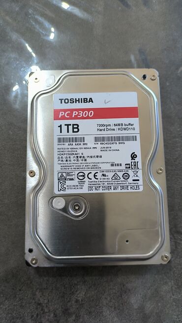 жёсткий диск 1 терабайт: Накопитель, HDD, 1 ТБ, 3.5", Для ПК