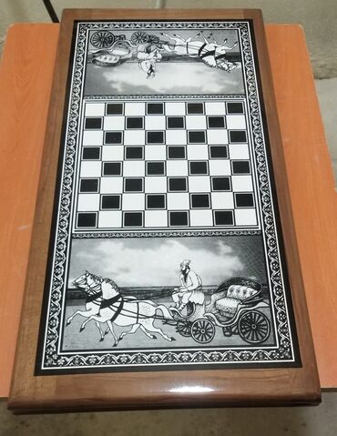 Nərdlər: Nərd taxta Köhnə Bakı və YeniBakı rəsmli 🔱Nərdlər 🪵 🔹️Laklı🖌 -da lalafo.az — 4 Nərdlər: Nərd taxta Köhnə Bakı və YeniBakı rəsmli 🔱Nərdlər 🪵 🔹️Laklı🖌 — 4