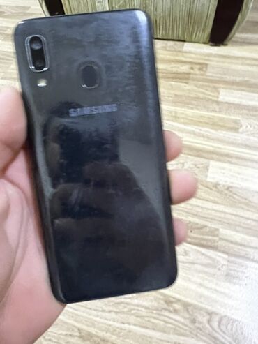 samsung ace: Samsung Galaxy A20, 32 GB, rəng - Qara, Barmaq izi