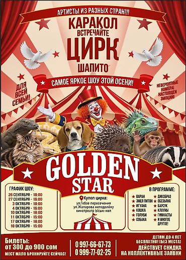 детский игровой комплекс бишкек: Международный цирк-шапито GOLDEN STAR в Караколе Яркое семейное шоу — 1