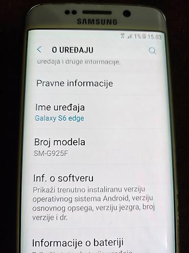 muzika za auto: Samsung Galaxy S6 (SM-G920F), Telefon je ispravan potpuno samo nema — 8