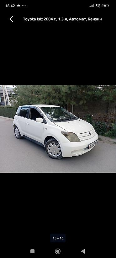 посадка машины: Toyota Ist: 2004 г., 1.3 л, Автомат, Бензин, Хэтчбэк — 7