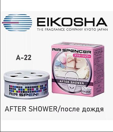 m ms: Автомобильный ароматизатор меловой EIKOSHA Air Spencer A-22 “AFTER — 1