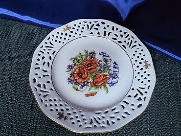 Ostali kućni dekor: Dekorativni tanjir Schummann Zapadna Nemacka 1981g+ Porcelanski — 6