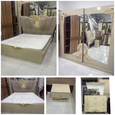 Dolablar: Yataq desti 590 manat.Olcu( Dolab E 250/H 215/D 66.Taxt 2×160.)Tumba