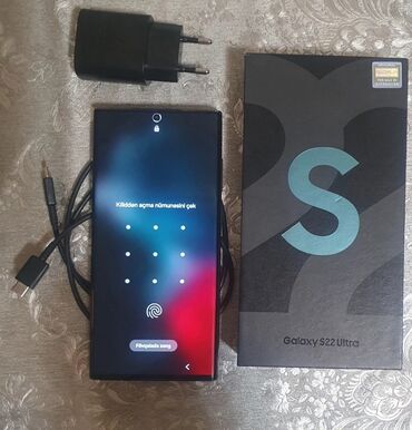 Samsung: Samsung Galaxy S22 Ultra, 256 GB, rəng - Qara, Sənədlərlə — 10