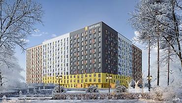 яркие: 2 комнаты, 66 м², АЮ Гранд Элитка, 10 этаж, ПСО (под самоотделку) — 1