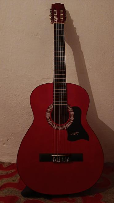 Гитары: Классическая гитара Leqat 39 размера (классическая, 6 струн), красный — 1