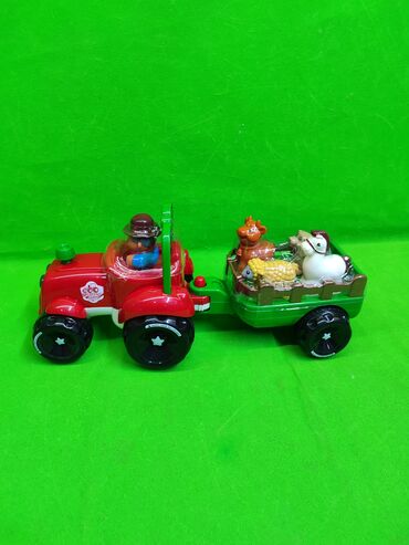 Игрушки: Трактор с прицепом игрушка детская музыкальная🚜 Комплектация товара — 3