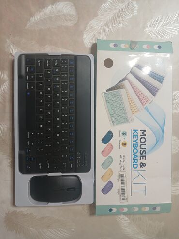 wifi modem adapter: 🖱️💻 Mouse və Klaviatura Dəsti Yeni 🔹 Bluetooth Mouse + Klaviatura