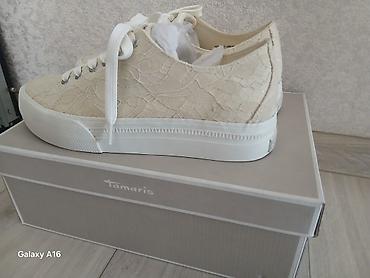 lining flex: Кроссовки, 38, Tamaris, Новый, цвет - Бежевый, Самовывоз — 1