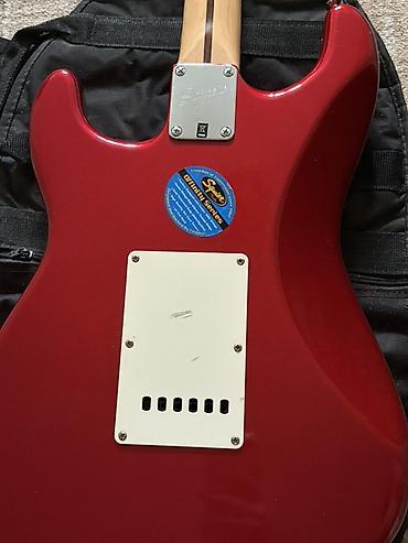 squier: - Электрогитара Squier by Fender в стиле Stratocaster, цвет Candy — 6