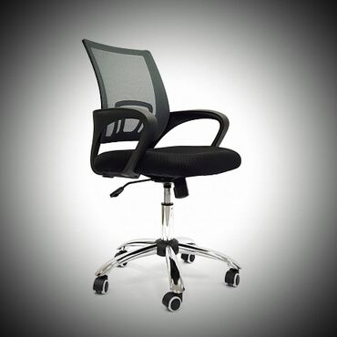 купить кресло для офиса: Новый, С колесиками, Рукояти не регулируются, Ткань