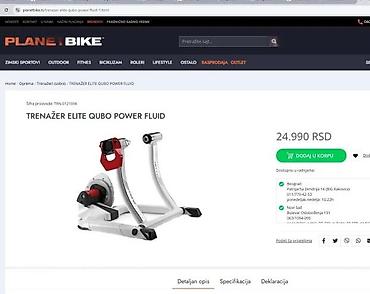 Sobni bicikli: Trenažer za bicikl Elite Qubo Power Fluid - Fluidni (hidraulični) — 4
