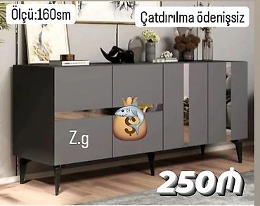 guzgulu kamot: Mebel: müasir dizaynlı konsol/komod - Ölçü: 160 sm (eni) - Rəng — 1