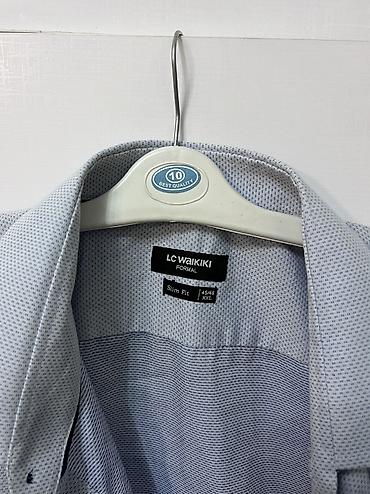 Личные вещи: Мужская рубашка, 3XL, Lc Waikiki, Б/у, цвет - Синий, Платная доставка, Самовывоз — 8