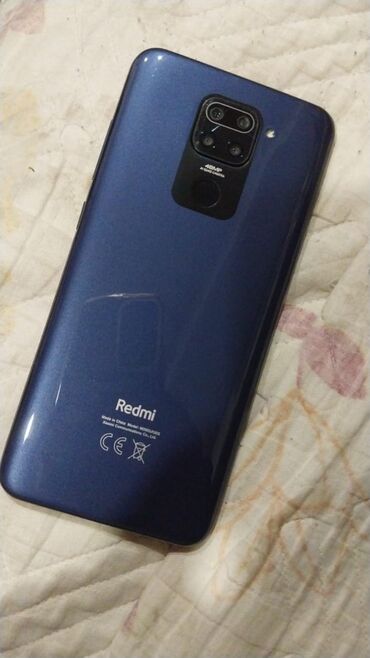 fleş: Redmi Note 9, 64 GB, rəng - Göy, İki sim kartlı