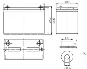 električni protočni bojler za tuširanje: Brand: NPP |x|x Model: NPP NPG12V-100Ah, GEL BATTERY, C20=100AH, T16