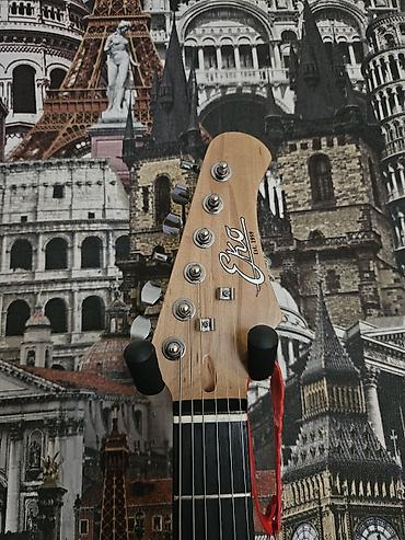 Elektro gitaralar: Elektron gitara, 6 sim, İşlənmiş, Ünvandan götürmə, Pulsuz çatdırılma — 7