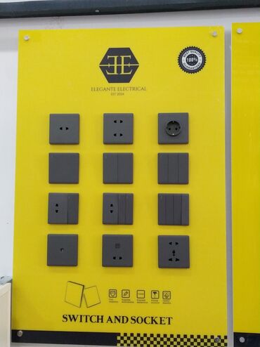 Generatorlar: Elektrik açarları və rozetkalar dəsti, müxtəlif ehtiyaclar üçün