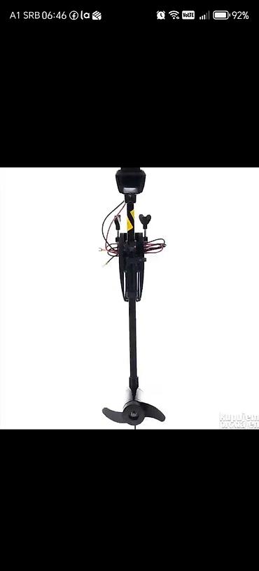Elektromotori: Električni vanbrodski motor za čamac – KRAFT&DELE (trolling motor) — 2