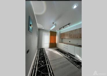 квартира берилет салиева алматинка: 1 комната, 54 м², Элитка, 3 этаж, Евроремонт
