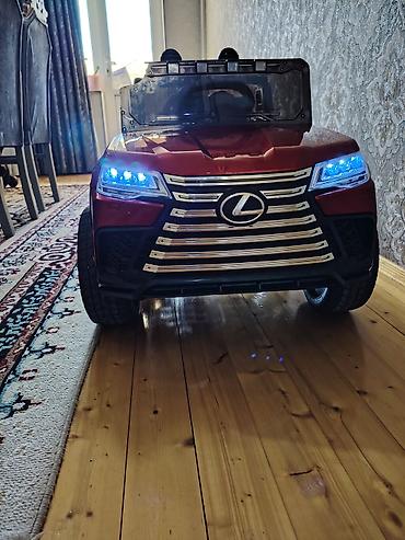 uşaq geyimi: Uşaq üçün elektrikli minik maşını – Lexus üslubunda, tünd qırmızı — 2