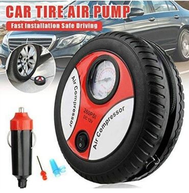 Auto oprema: Mini kompresor u obliku gume tocka 18bari tyre aircompressor m i n i  — 2