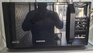 pec yuyan aparat: Samsung mikrodalğalı soba - Model: Samsung (ön paneldə “Ceramic — 1