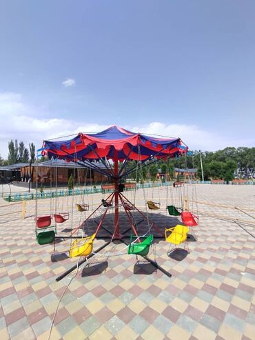 детская электро качель: Детские качели, Подвесные Для улицы, Металл, Б/у