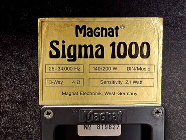 Zvučnici i stereo sistemi: Magnat Sigma 1000 Vrhunski zvuk i završna obrada, top model u — 6