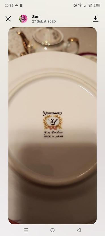 Qab-qacaq və mətbəx ləvazimatları: Çay dəsti, Farfor, Yaponiya — 2