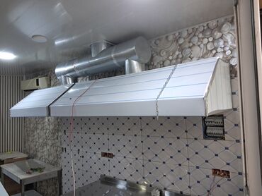 Tullantı qabları: Sənaye mətbəxi üçün paslanmayan poladdan havalandırma-kamera