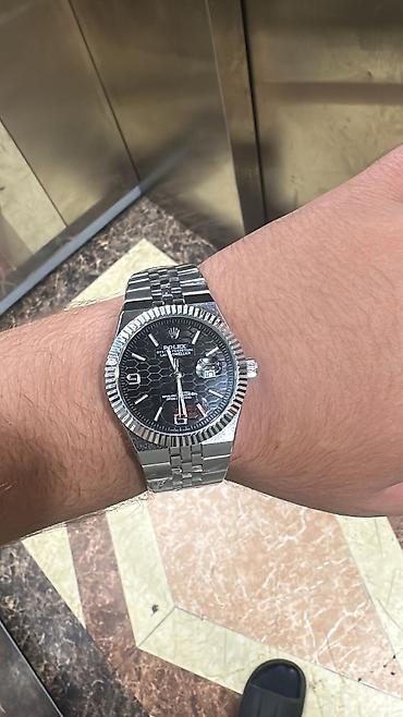 kəfkirli saat: Yeni, Qol saatı, Rolex, rəng - Gümüşü — 1