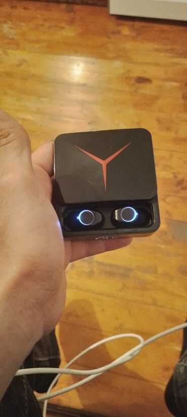 Mikrofonlar: Simsiz (Bluetooth) Qulaqcıqlar, Lenovo, rəng - Qara