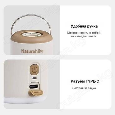 фанары: 🟠 Портативный насос Naturehike аккумуляторный 3в1 с фонариком 🟠 ⠀ — 2