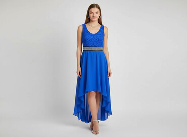 sukienki chabrowe dla puszystych: Women`s dress, size S