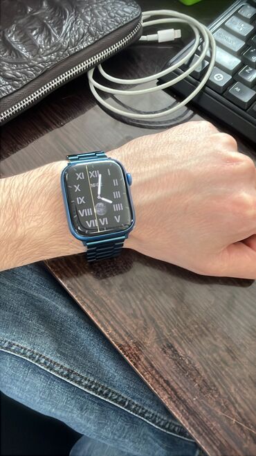 ova su filteri: İşlənmiş, Smart saat, Apple, Sensor ekran, rəng - Göy