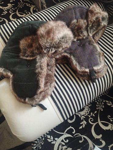 korsetli paltarlar: Şapka: Qış üçün qulaqlı “trapper” papaqlar (2 ədəd) - Material — 1