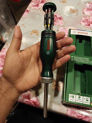 ev ucun nerdivan: 🔧 Bosch 1600A02BX2 Treşotkalı Otvertka + 12 Bit Orijinal Bosch — 1